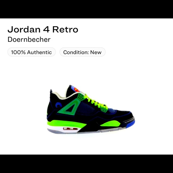JORDAN 4 RETRO DOERNBECHER - Picture 1 of 1